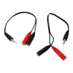 CABLE ADAPTADOR JACK 3.5 MM MICROFONO Y AURICULAR PS4