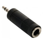 ADAPTADOR PLUG 3.5MM (MACHO) A JACK 6.5MM (HEMBRA)