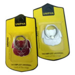 ANILLO UNIPHA DE METAL CON DISEÑO