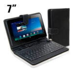 FUNDA TECNOCEL UNIVERSAL CON TECLADO TABLET 7" LISA