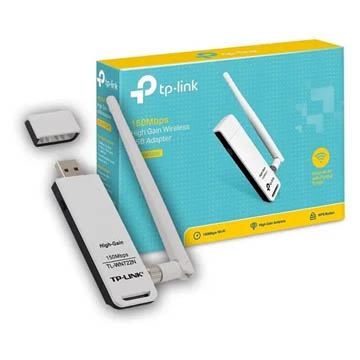 1626233272639ADAP_WIFI_USB_722N.jpg PLACA DE RED USB TP-LINK TL WN722N - Image 1