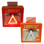 LUZ TRASERA BICICLETA RECARGABLE USB - TRIANGULO IMPERMEABLE