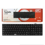 TECLADO GTC QWERTY USB KBG-204 SLIM SILENCIOSO