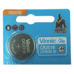 PILA VINNIC CR2016 BOTON LITIO 3V - VENTA X UNIDAD