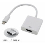 ADAPTADOR USB TIPO C A HDMI - NO ES BIDIRECCIONAL