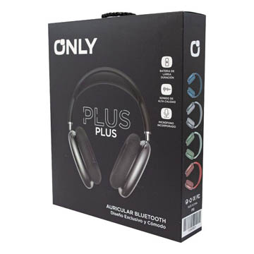 1709584979092ONLYPLUS_NEGRO.jpg AURICULARES ONLY PLUS INALAMBRICO - NEGRO - Image 1