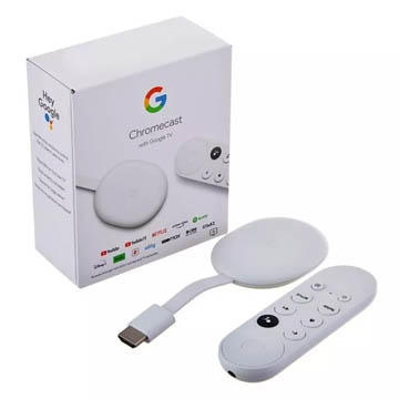 1711494000340CHROME_4K.jpg GOOGLE CHROMECAST 4 GENERACION 4K - GOOGLE TV Y C/REMOTO - Image 1