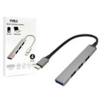 HUB USB TIPO C A 4 PUERTOS USB 2.0