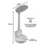 LAMPARA VELADOR LED TACTIL RECARGABLE CON LAPICERO BL-1288