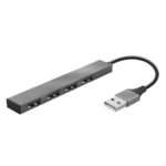 HUB USB 4 PUERTOS USB H 2.0 - METALICO