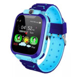 SMARTWATCH NIÑOS Q12 GPS-CAMARA-BOTON SOS-CHIP - CELESTE
