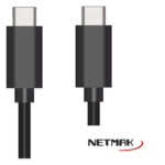 CABLE NETMAK TIPO C/TIPO C - 1 MT NM-C57