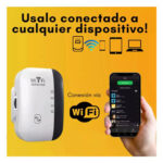 REPETIDOR EXTENSOR DE RANGO SEÑAL WIFI INTERNET 2.4G 300MBPS