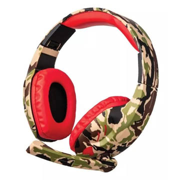 1734629804936NETMAK_COUNTER.jpg AURICULARES NETMAK GAMER PC MICROFONO CAMUFLADO ROJO - Image 1