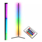 LAMPARA DE PIE LUZ LED RGB ESQUINERO 1,04MTS CON CONTROL
