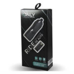CARGADOR ONLY 12V POTENCIADO RIDE – MICROUSB V8– NEGRO